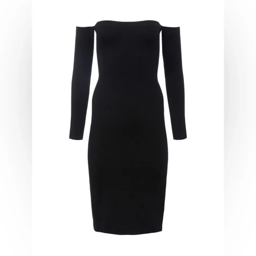 NWT LAGENCE Felicia Off-Shoulder Knit Dress Size XL